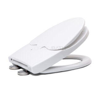 ORTONBATH™  Elongated Toilet Seat with Quietly Close and Quick Release Hinges, Easy to Install also Easy to Clean OTLP206