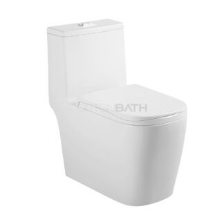 ORTONBATH™ HOT SELLING 4/6L MISSO 800G RECTANGULE SQUARE  BOWL LOW TANK SIPHONIC ONE PIECE TOILET BOWL WITH LARGE TRAP COMFORT HEIGHT ELONGATED BOWL OTOM1035