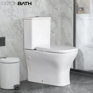 ORTONBATH™ CE INODOROS certified P-trap Full Back To Wall Two Piece Toilet Wc Water Closet Sanitary Ware Ceramic Bathroom Toilet OTM055