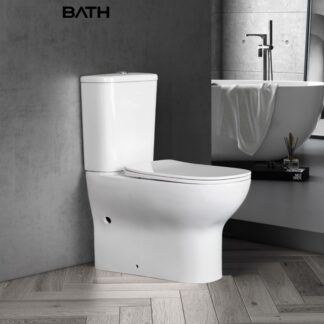 ORTONBATH™ CE INODOROS certified luna P-trap Full Back To Wall Two Piece Toilet Wc Water Closet Sanitary Ware Ceramic Bathroom Toilet howl OTM201