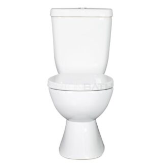 ORTONBATH™  Africa Nigeria Ghana Bathroom Toilet Set economical two Piece Toilet with PP soft close seat cover and round compact pan   OTM72