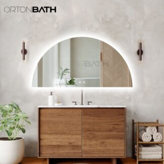 ORTONBATH™   Backlit Lighted Bathroom Mirror for Wall, Anti-Fog, 3 Color Dimmable, Smart LED Vanity Mirror, 40